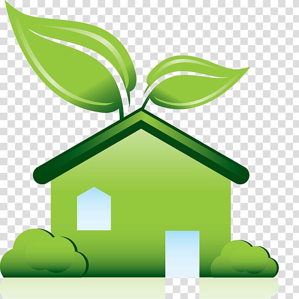 Sustainable living Environmentally friendly Green home Sustainability Green building, Green Home Logo transparent background PNG clipart