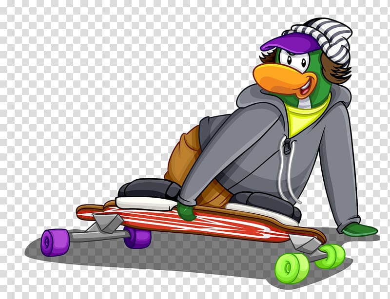 Club Penguin Wiki Longboard, Penguin transparent background PNG clipart