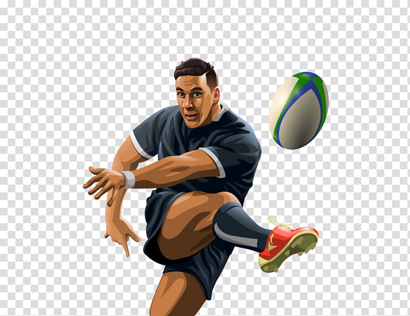Rugby ball Sport Try, kicked transparent background PNG clipart