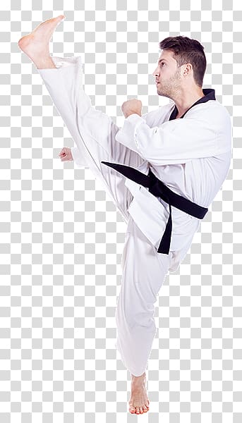 Karate Dobok Martial arts Taekwondo Kick, karate transparent background PNG clipart