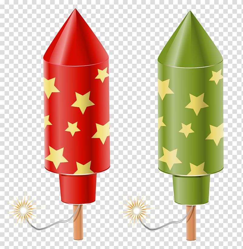 two red and green firecrackers illustration, Fireworks Christmas , Christmas Fireworks transparent background PNG clipart