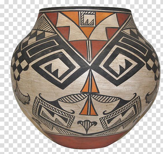 Acoma Pueblo Chancay culture Pottery Native Americans in the United States Ceramic, Retro style wooden jar Hunter transparent background PNG clipart