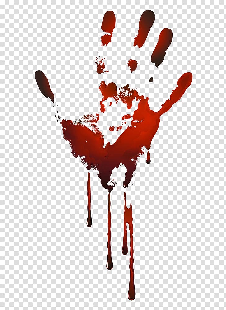 Hand Illustration Blood Palm Blood Transparent Background Png Clipart Hiclipart - roblox blood slash