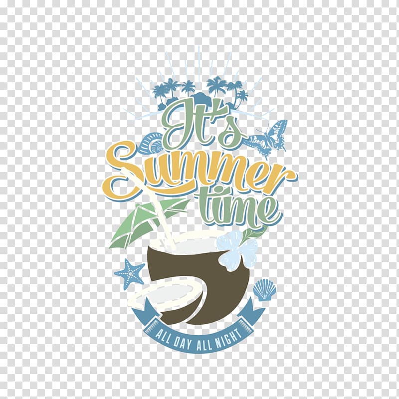 Adobe Illustrator Summer ArtWorks, Summer time transparent background PNG clipart