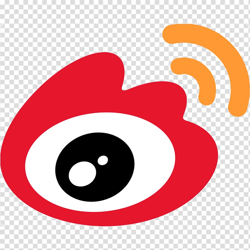China Sina Weibo Social media Logo, China transparent background PNG clipart
