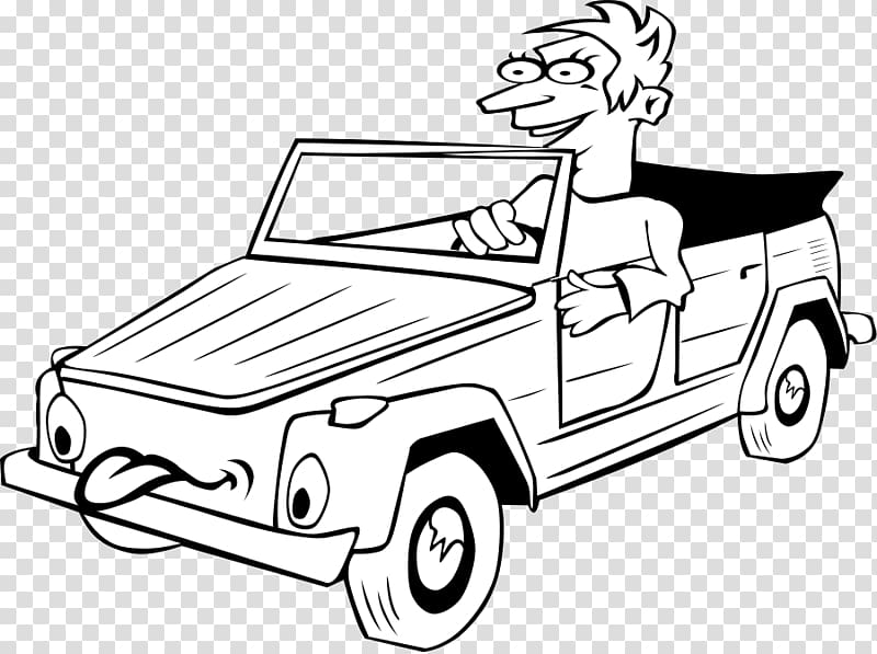 Cartoon , Driving Car transparent background PNG clipart