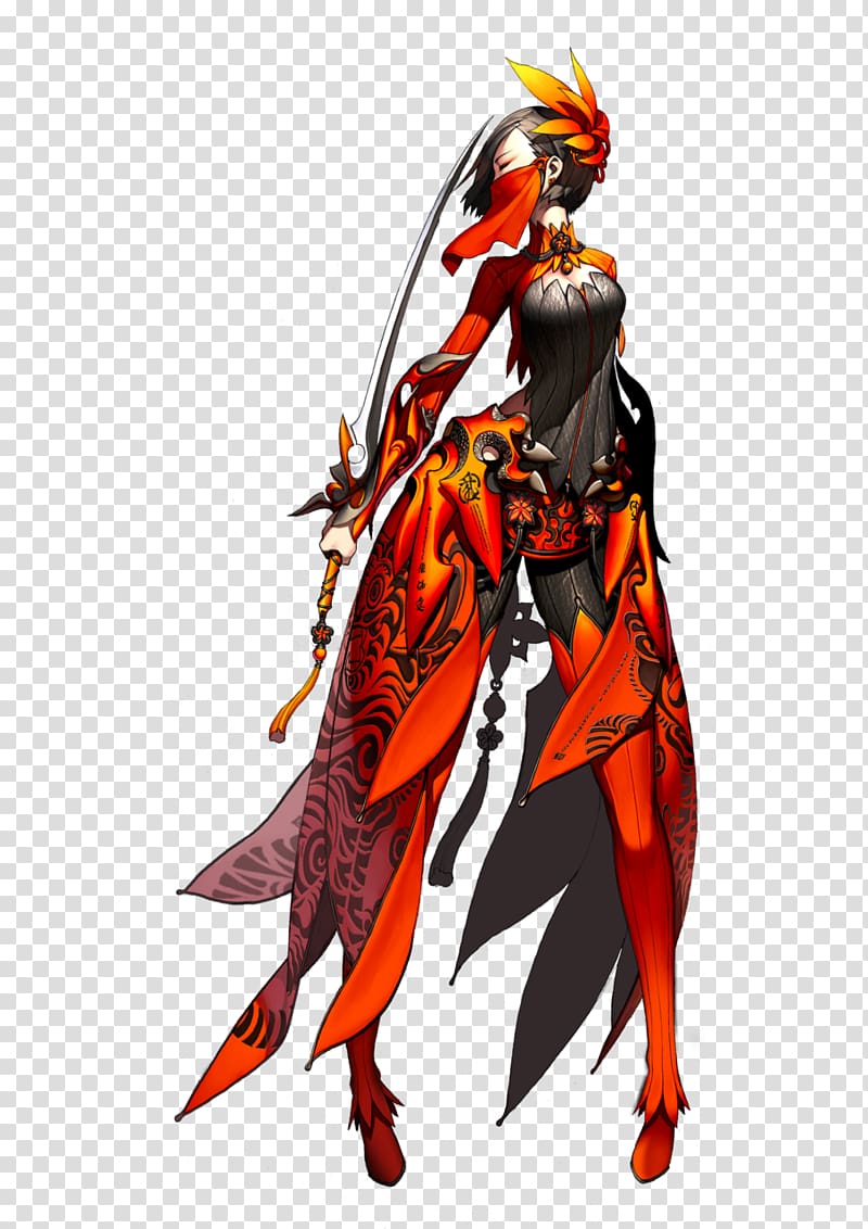 Blade & Soul Character design Drawing, Blade transparent background PNG  clipart | HiClipart