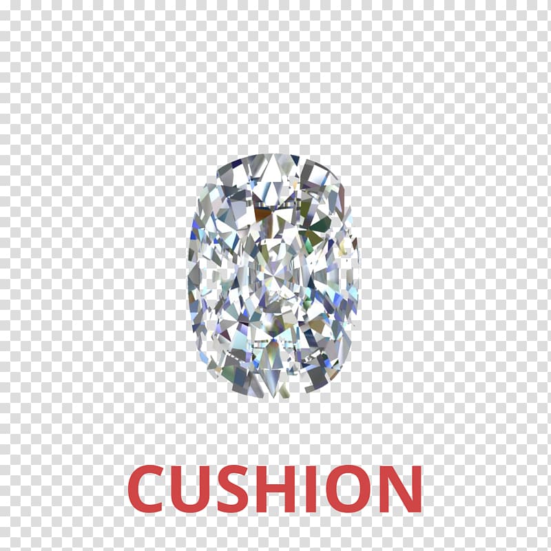 Ring Diamond cut Princess cut, White Cushion transparent background PNG clipart
