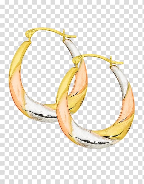 Earring Body Jewellery, Gold Hoop transparent background PNG clipart