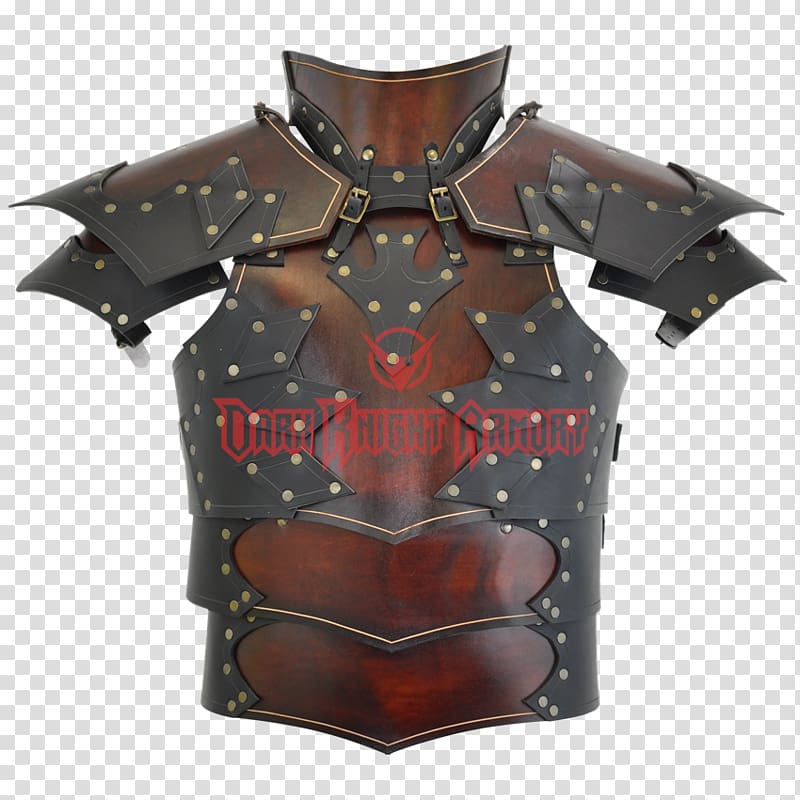 Cuirass Breastplate Plate armour Knight, armour transparent background PNG clipart