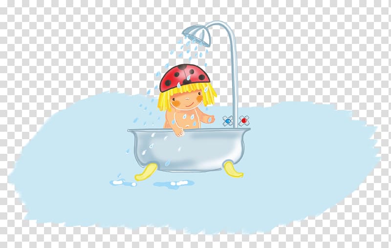 Shower Child Bathroom, take a bath transparent background PNG clipart