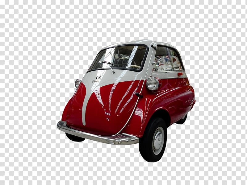 City car Isetta BMW Mini E, classic car transparent background PNG clipart