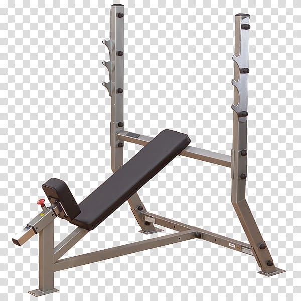 Body Solid Incline Olympic Bench SIB359G Body-Solid Pro Club Olympic Incline Bench Bench Only *New* SIB359G Strength training Body Solid Gdip59 Dip Station, Body Power Incline Table transparent background PNG clipart