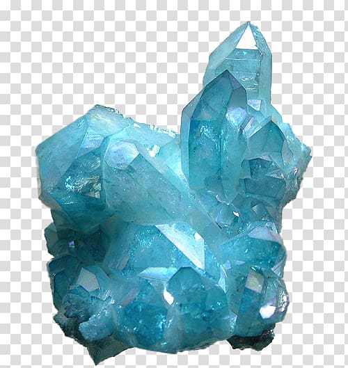 Crystal Blue Quartz Mineral Gemstone, gemstone transparent background PNG clipart
