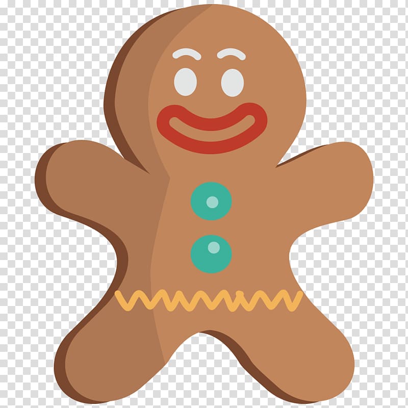 The Gingerbread Man Gingerbread house , Cute Gingerbread transparent background PNG clipart