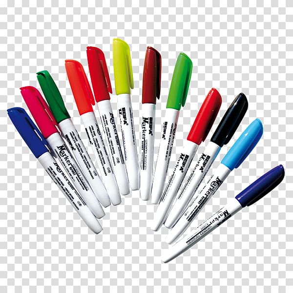 Marker pen Ballpoint pen Blackboard Drawing Writing, fine transparent background PNG clipart