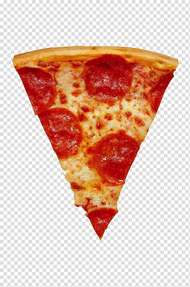 Pizza Hut Pepperoni , one slice transparent background PNG clipart