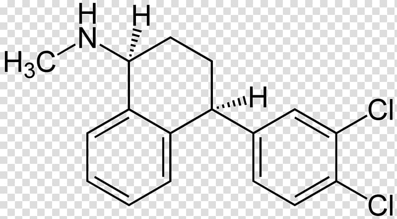 Sertraline Hydrochloride Chemistry Selective serotonin reuptake inhibitor, formula 1 transparent background PNG clipart
