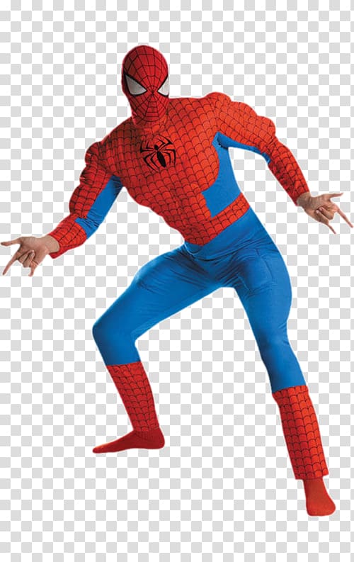Spider-Man Halloween costume Superhero, chest muscle transparent background PNG clipart