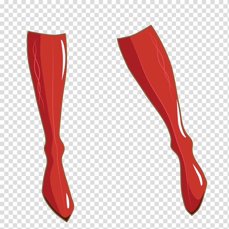 Red Shoe Boot, Red boots transparent background PNG clipart