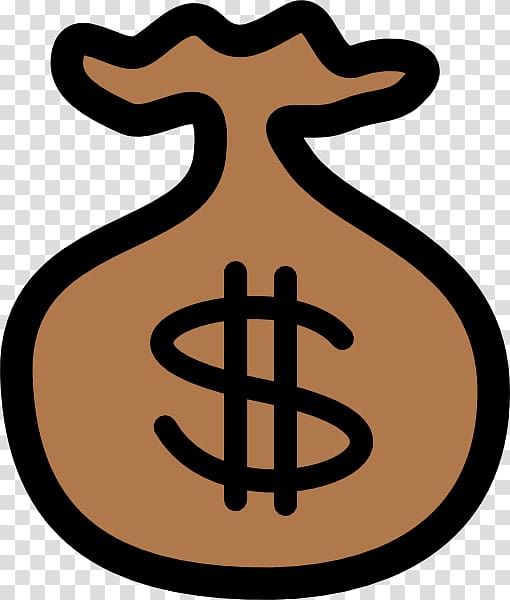 Money bag Dollar sign Currency symbol , Money transparent background PNG clipart