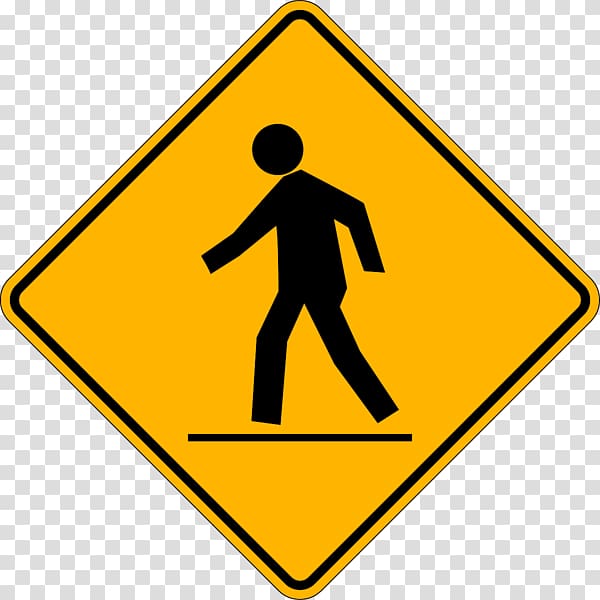 Merge Traffic sign Lane Warning sign Road, pedestrian crossing transparent background PNG clipart
