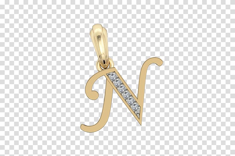 Earring Jewellery Charms & Pendants Charm bracelet Gold, alphabet collection transparent background PNG clipart