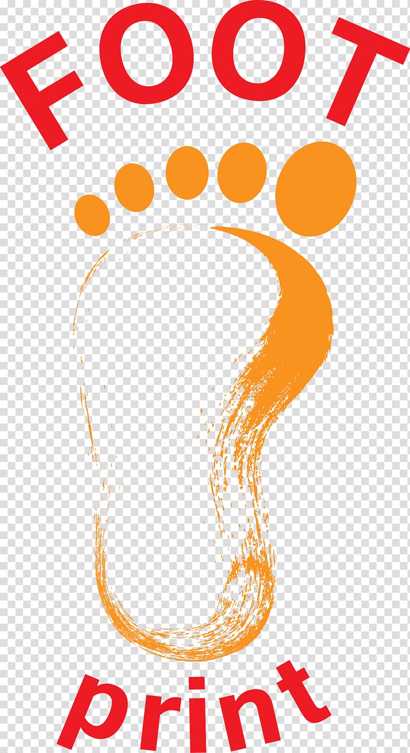 Drawing Logo Foot , Hand painted footprints material transparent background PNG clipart