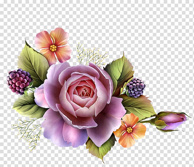 purple flower, Painting Decoupage Craft, painting transparent background PNG clipart