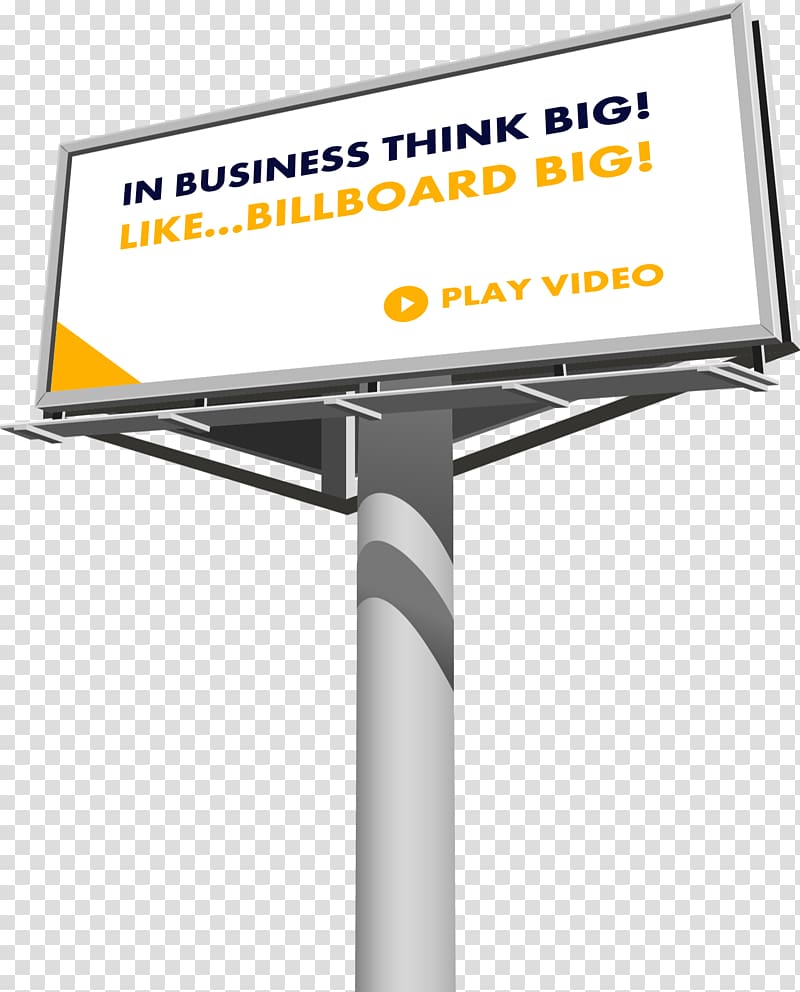 Out-of-home advertising Digital billboard, billboard transparent background PNG clipart