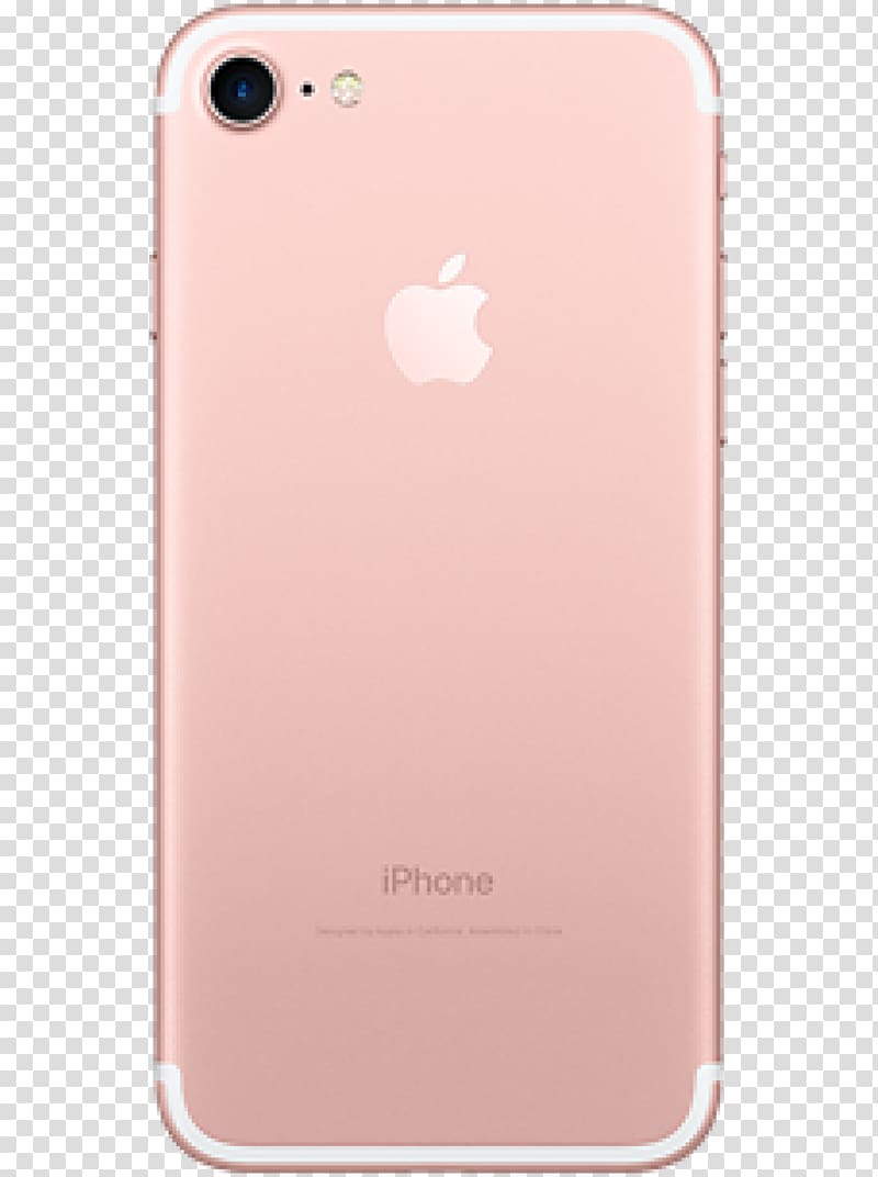 Apple iPhone 7 Plus rose gold, apple transparent background PNG clipart