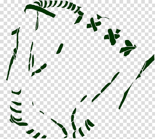 Glove Leaf Plant stem Line art , baseball laces transparent background PNG clipart
