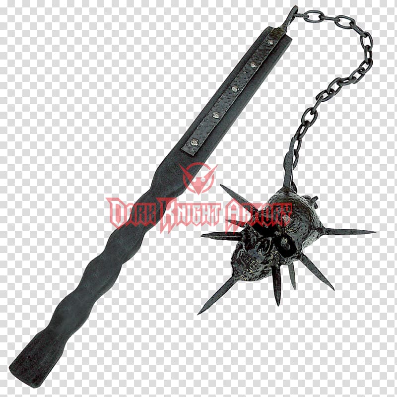 Middle Ages Flail Knight War hammer Weapon, Knight transparent background PNG clipart