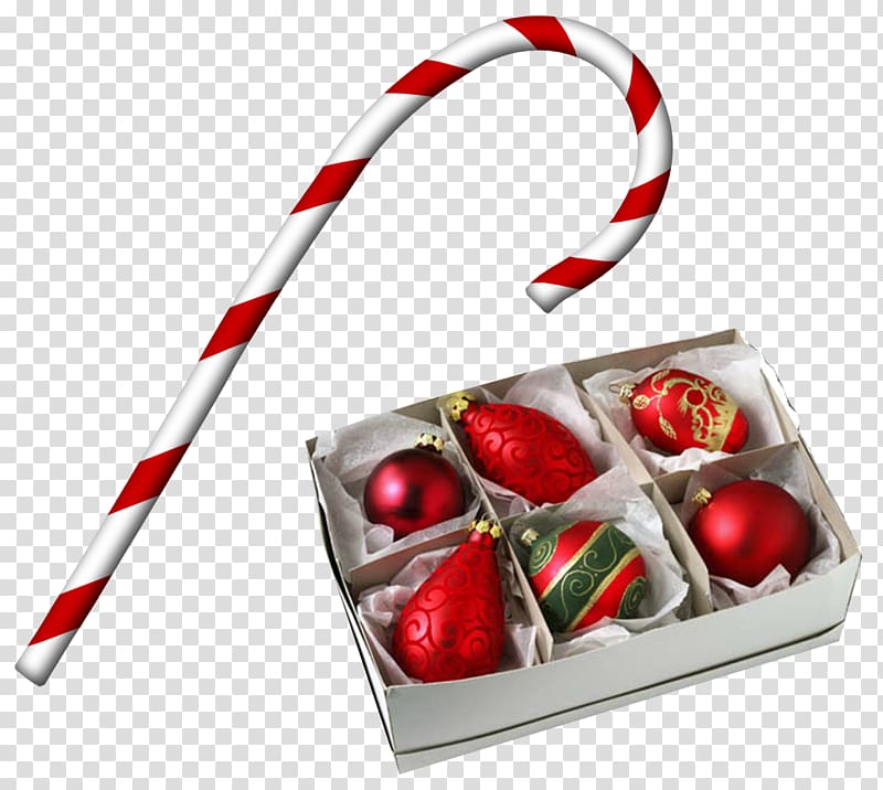 Christmas ornament Snegurochka Paper Gift, christmas candy cane transparent background PNG clipart