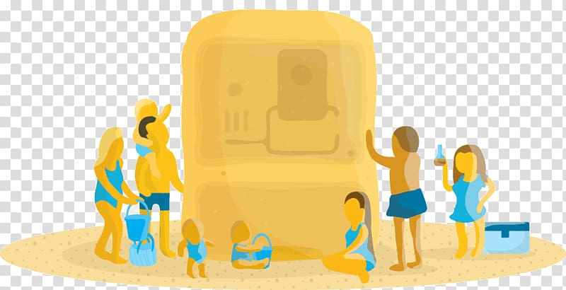 Toy Font, Family beach transparent background PNG clipart