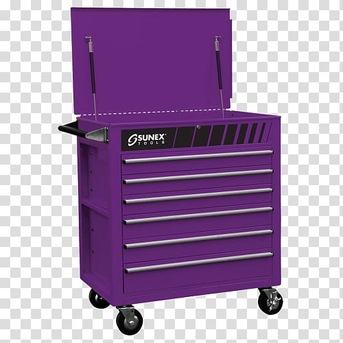 Tool Boxes Sunex 8057O Premium Full Drawer Service Cart, Orange, Heavy Duty Welding Cart transparent background PNG clipart