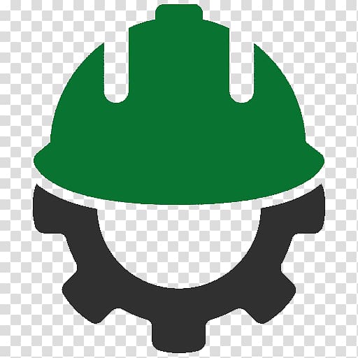 green and gray gear and hardhat themed logo, Civil Engineering Computer Icons , civil engineering transparent background PNG clipart