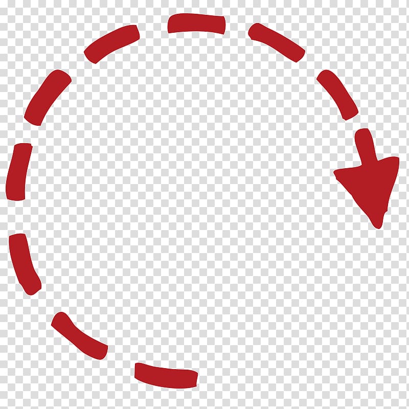 red semicircle turn arrows transparent background PNG clipart