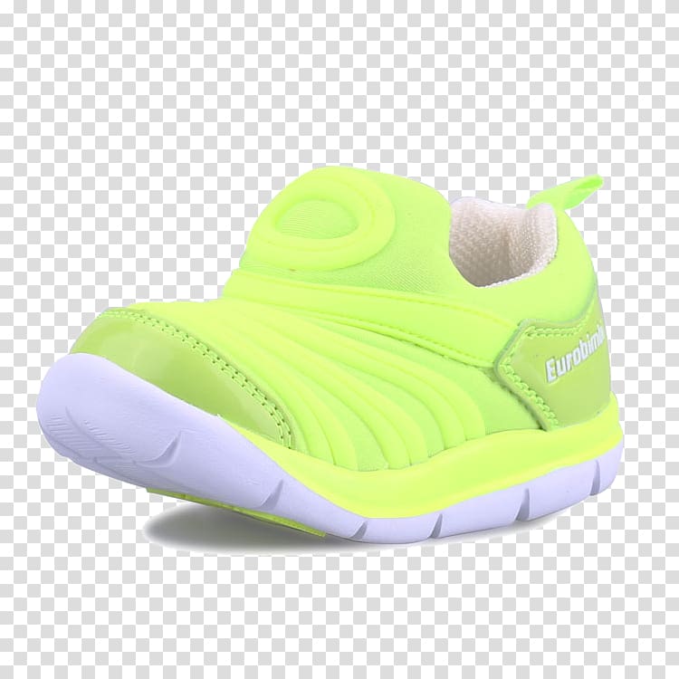 Nike Free Sneakers Sportswear Shoe, European Green Grid color portable baby caterpillar sports shoes transparent background PNG clipart