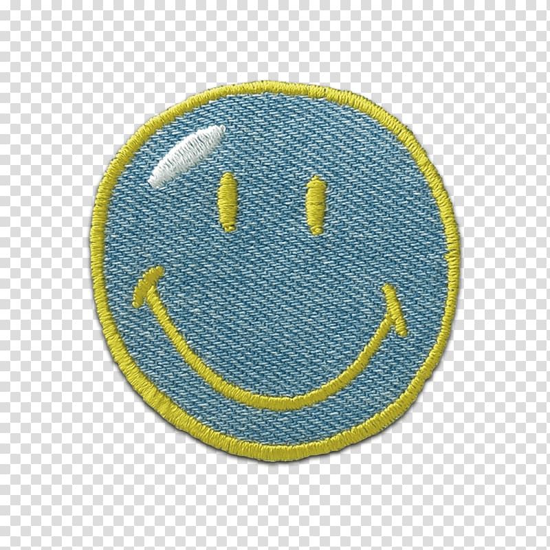 Embroidery Smiley Embroidered patch SRAD Jeans, smiley transparent background PNG clipart