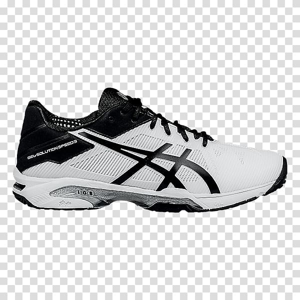 Asics GEL SOLUTION Speed 3 Clay shoes Sports shoes Asics Gel Resolution 7 Men\'s Tennis Shoe, Black Asics Tennis Shoes for Women transparent background PNG clipart