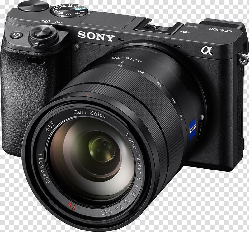 Sony α6000 Sony α6500 Mirrorless interchangeable-lens camera Autofocus APS-C, Camera transparent background PNG clipart