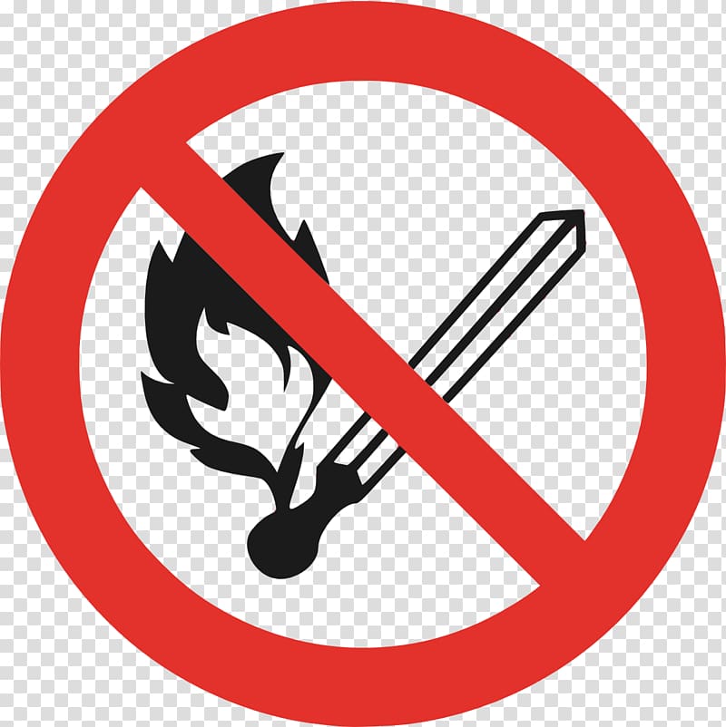 Sign Flame Fire Symbol Smoking ban, no smoking transparent background PNG clipart