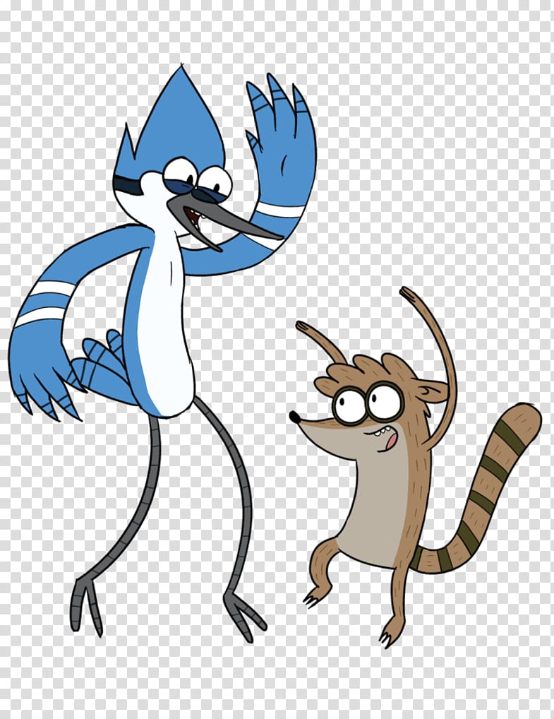 Mordecai Rigby YouTube Digital art, show transparent background PNG clipart