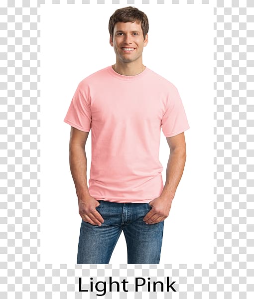 T-shirt G&L Clothing Gildan Activewear, Pink Tshirt transparent background PNG clipart