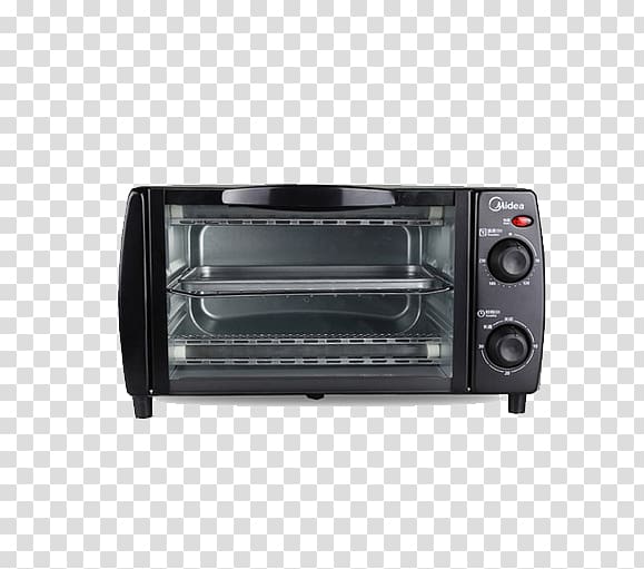 Microwave oven Baking Stove Toaster, Black kitchen oven transparent background PNG clipart
