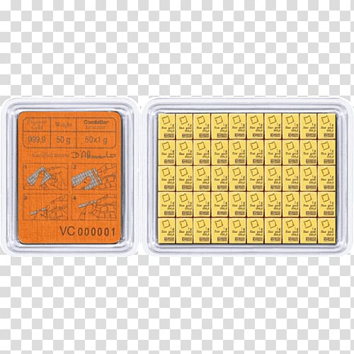 Valcambi Gold bar London bullion market Gold coin, gold transparent background PNG clipart