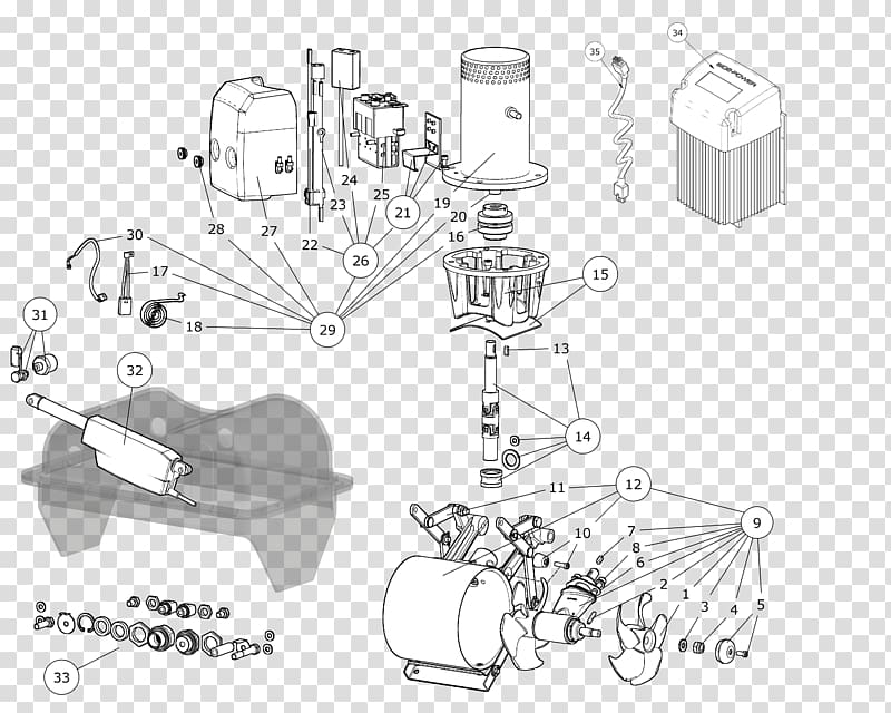 Drawing Manoeuvring thruster Wiring diagram Joystick, others transparent background PNG clipart