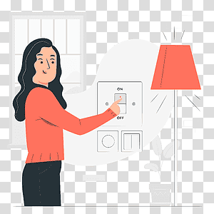 illustration, Switches, options, light, home, setup, people, preferences transparent background PNG clipart thumbnail