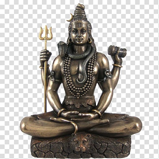 Mahadeva Nataraja Lingam Statue Lotus position, ganesha transparent background PNG clipart